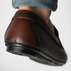 Coupon 🤩 Mocassins Cuir DR-24 Marron de Classic Series ❤️ -HautStyle Boutique classic series 314706 DR 24 BROWN 20220427T151326 04