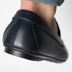 Promo 🛒 Mocassins Cuir DR-26 Bleu Marine de Classic Series 😉 -HautStyle Boutique classic series 314715 DR 26 D BLUE 20220413T155513 04