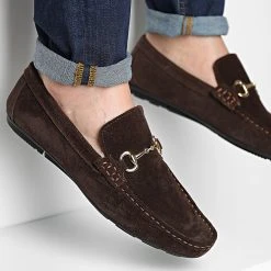 Meilleure affaire ✨ Mocassins Cuir 041 Marron de Classic Series 😀