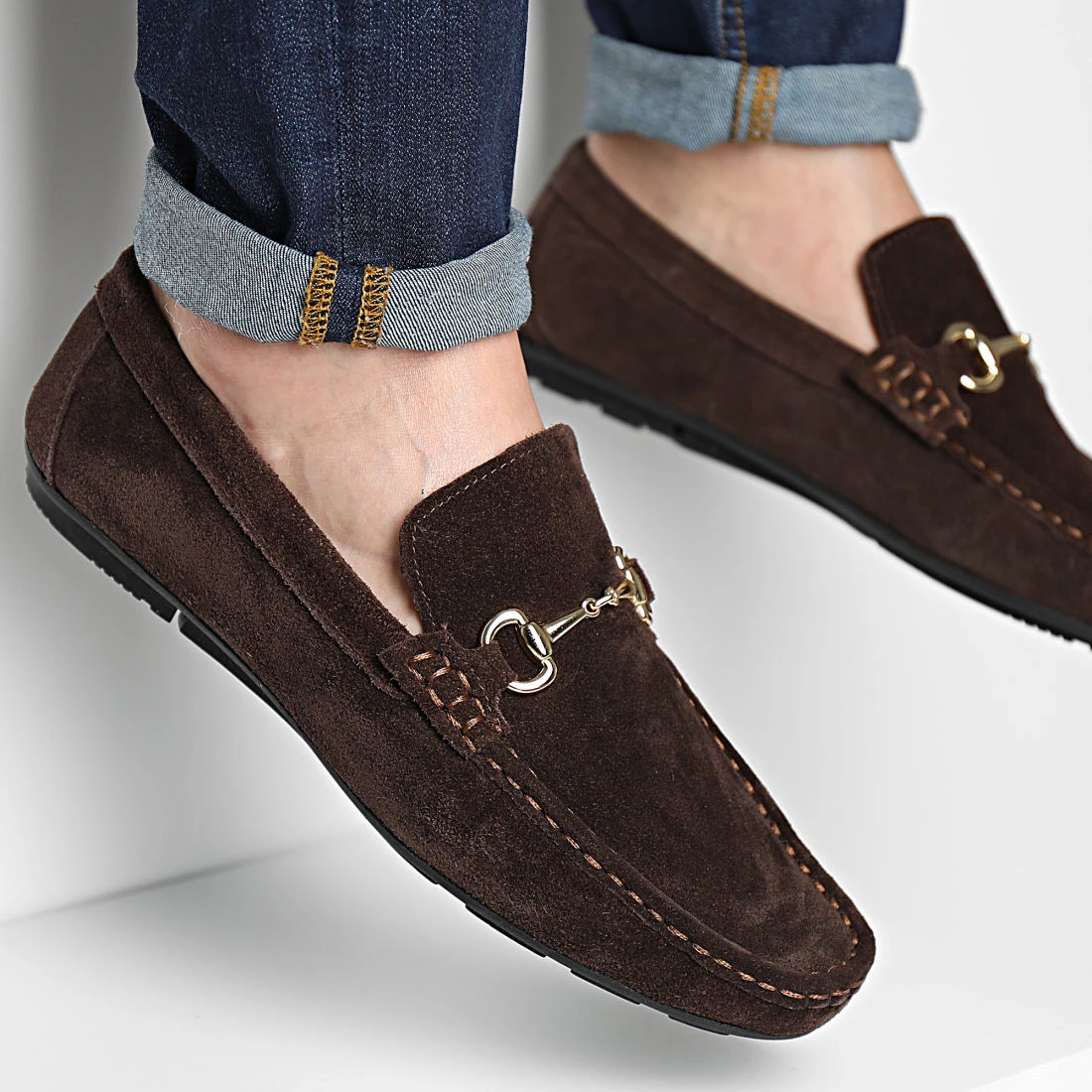 Meilleure affaire ✨ Mocassins Cuir 041 Marron de Classic Series 😀 3 Meilleure affaire ✨ Mocassins Cuir 041 Marron de Classic Series 😀