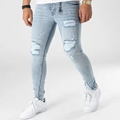 Meilleur prix âïž Jean Skinny DHZ-3781 Bleu Denim de Classic Series đ