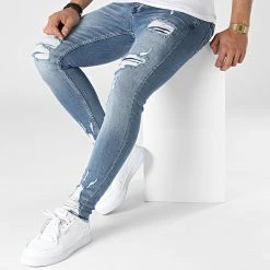 Sortie ⭐ Jean Skinny DHZ-3739-1 Bleu Denim de Classic Series 🤩 -HautStyle Boutique classic series 315089 DHZ 3739 A MAVI 20220422T143949 03