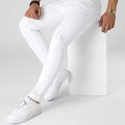 Tout neuf 🔥 Jean Skinny DHZ-3813 Blanc de Classic Series 😉 -HautStyle Boutique classic series 315090 DHZ 3813 1 BEYAZ 20220422T144350 03