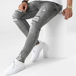 Budget ⌛ Jean Skinny DHZ-3747-1 Gris Anthracite de Classic Series ✨ -HautStyle Boutique classic series 315150 DHZ 3747 1 FUME 20220415T160857 03