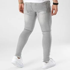 Meilleur prix 😍 Jean Skinny DHZ-3815-1 Gris de Classic Series 🛒 -HautStyle Boutique classic series 315156 DHZ 3815 1 A FUME 20220415T160811 04