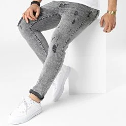 Top 10 😍 Jean Skinny DH-5002 Gris de Classic Series 😀 -HautStyle Boutique classic series 315158 DH 5002 FUME 20220415T151833 03