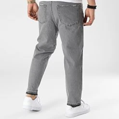 Vente flash 🎉 Jean Regular DHZ-3758-1 Gris de Classic Series 👍 -HautStyle Boutique classic series 315160 DHZ 3758 1 LOOSE FIT FUME 20220415T160915 04