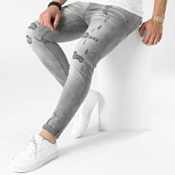 Le moins cher ❤️ Jean Skinny DHZ-3665-3 Gris de Classic Series ❤️ -HautStyle Boutique classic series 315181 DHZ 3665 3 FUME 20220415T151806 03