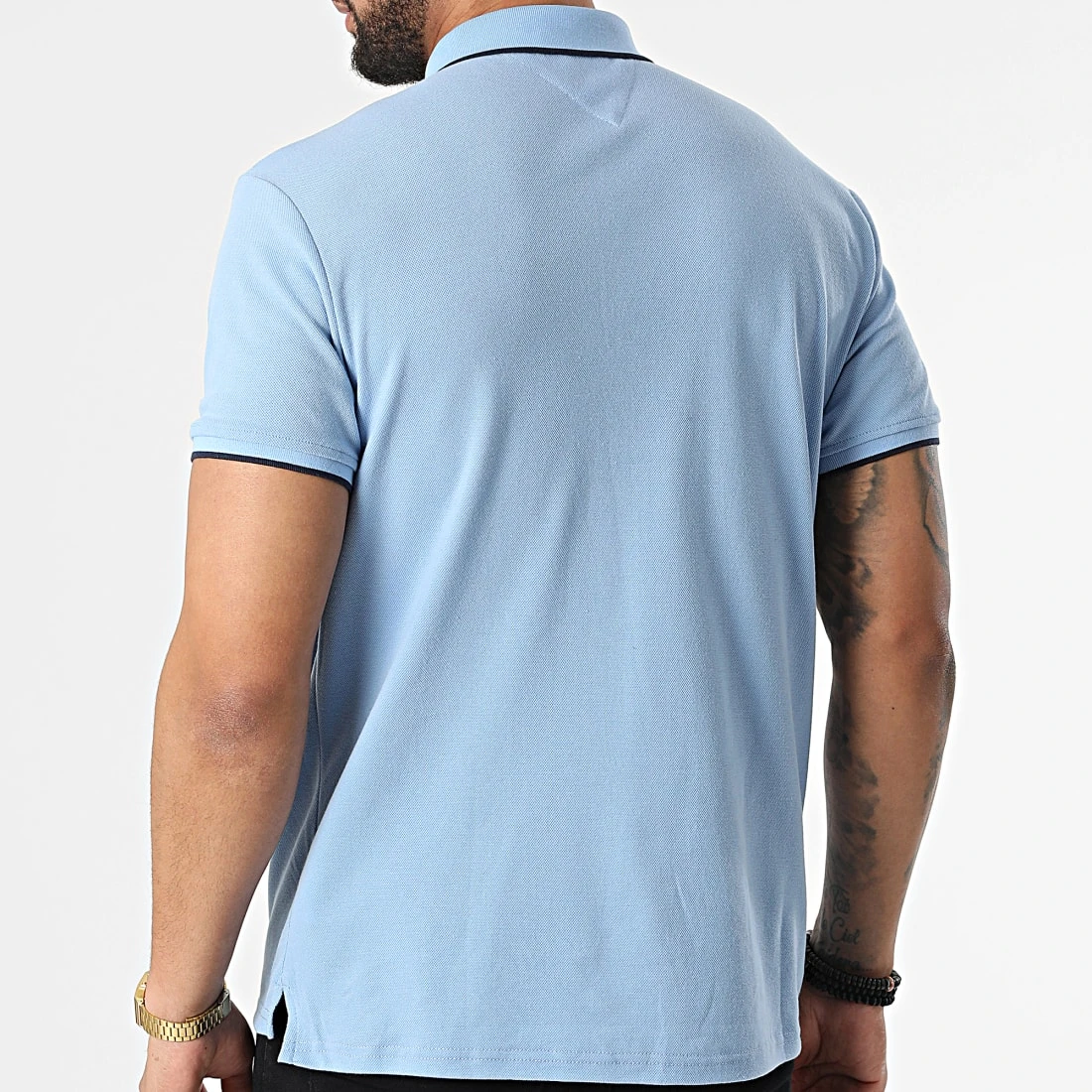 Meilleure affaire ✨ Polo A Manches Courtes P2218 Bleu Clair de Classic Series 🤩 6 Meilleure affaire ✨ Polo A Manches Courtes P2218 Bleu Clair de Classic Series 🤩 – Image 4