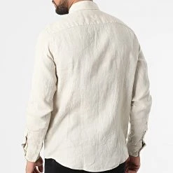 Top 10 ⌛ Chemise A Manches Longues 7631 Beige de Classic Series 😍 -HautStyle Boutique classic series 315788 7631 BEIGE 20220421T161802 04