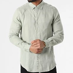 Meilleure affaire 🔥 Chemise A Manches Longues 7631 Vert Clair de Classic Series ✨ -HautStyle Boutique classic series 315791 7631 LT GREEN 20220421T161407 03