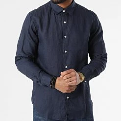 Meilleure affaire ⌛ Chemise A Manches Longues 7631 Bleu Marine de Classic Series ❤️ -HautStyle Boutique classic series 315798 7631 DEEP BLUE 20220421T162011 03