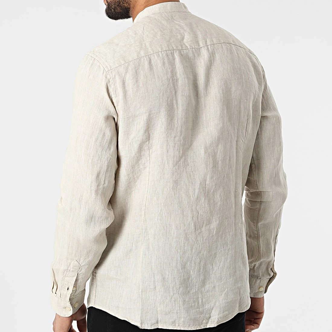 Meilleure affaire 🔔 Chemise A Manches Longues 7632 Beige de Classic Series 🧨 6 Meilleure affaire 🔔 Chemise A Manches Longues 7632 Beige de Classic Series 🧨 – Image 4