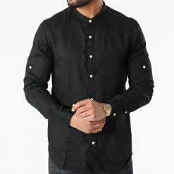 Grosses soldes ⭐ Chemise A Manches Longues 7632 Noir de Classic Series 😀 -HautStyle Boutique classic series 315893 7632 BLACK 20220421T152005 03