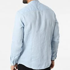 Sortie ⌛ Chemise A Manches Longues 7632 Bleu Clair de Classic Series 🛒 -HautStyle Boutique classic series 315894 7632 LT BLUE 20220421T151624 04
