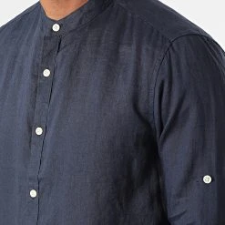 Coupon 😍 Chemise A Manches Longues 7632 Bleu Marine de Classic Series ⭐ -HautStyle Boutique classic series 315897 7632 DEEP BLUE 20220421T161941 02