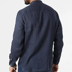 Coupon 😍 Chemise A Manches Longues 7632 Bleu Marine de Classic Series ⭐ -HautStyle Boutique classic series 315897 7632 DEEP BLUE 20220421T161944 04