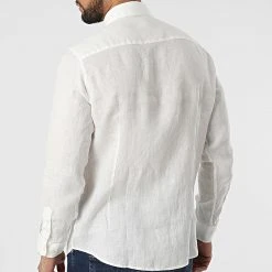 Budget 🧨 Chemise A Manches Longues 7631 Blanc de Classic Series 🧨 -HautStyle Boutique classic series 315898 7631 WHITE 20220421T150904 04