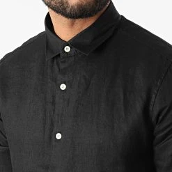 Meilleure affaire ✔️ Chemise A Manches Longues 7631 Noir de Classic Series ❤️ -HautStyle Boutique classic series 315899 7631 BLACK 20220421T151848 02