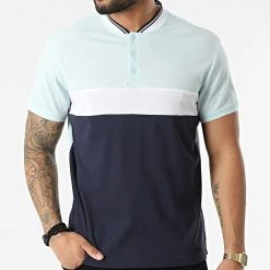 Meilleure affaire 🔔 Polo A Manches Courtes P2214 Bleu Clair Bleu Marine de Classic Series ✔️ -HautStyle Boutique classic series 315906 P2214 AZUL 20220421T151554 03