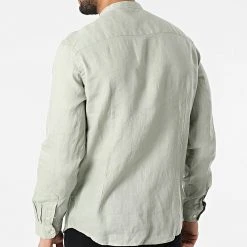 Remise 👏 Chemise A Manches Longues 7632 Vert Clair de Classic Series ⌛ -HautStyle Boutique classic series 315954 7632 LT GREEN 20220421T151453 04