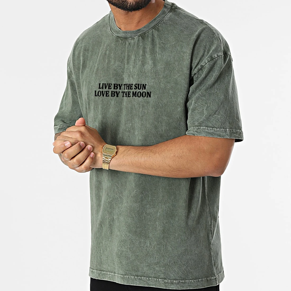 Sortie 😀 Tee Shirt G22-646 Vert Kaki de Classic Series ⭐ 5 Sortie 😀 Tee Shirt G22-646 Vert Kaki de Classic Series ⭐ – Image 3