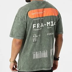 Bon marché ⌛ Tee Shirt G22-644 Vert Kaki de Classic Series 👍