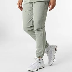 Coupon 😀 Ensemble Veste Pantalon Jogging 50081 Vert Clair de Classic Series 🔥 -HautStyle Boutique classic series 317258 50081 GREEN 20220429T152454 04