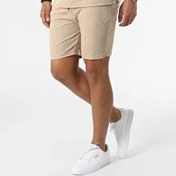 Top 10 ⭐ Ensemble Tee Shirt Oversize A Poche Poitrine Et Short Jogging PP6001-6002 Beige de Classic Series ⭐ -HautStyle Boutique classic series 317472 ENS 6001 6002 CAMEL 20220506T154416 05