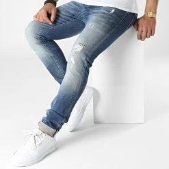 De gros ⌛ Jean Slim 5145 Bleu Denim de Classic Series 🔔 -HautStyle Boutique classic series 317591 5145 4 20220429T160649 03