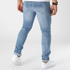 Meilleure vente 😍 Jean Slim 5145 Bleu Wash de Classic Series 🔥 -HautStyle Boutique classic series 317605 5145 8 20220502T154837 04