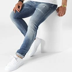 De gros 🤩 Jean Slim 5145 Bleu Denim de Classic Series 🔔 -HautStyle Boutique classic series 317640 5145 9 20220429T155951 03