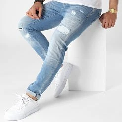 Vente flash 🔔 Jean Slim 5145 Bleu Wash de Classic Series 🛒 -HautStyle Boutique classic series 317647 5145 1 20220429T160002 03