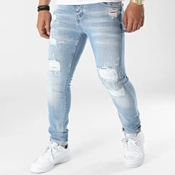 Meilleur prix 🥰 Jean Slim 5145 Bleu Wash de Classic Series 🔔