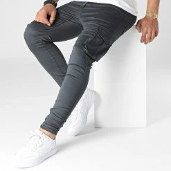 Budget ✔️ Pantalon Cargo WKN-2010 Gris Anthracite de Classic Series ❤️ -HautStyle Boutique classic series 318052 WKM 2010 ANTRASIT 20220510T135019 03