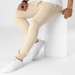 Sortie 🔥 Jogger Pant 7439 Beige de Classic Series ❤️ -HautStyle Boutique classic series 318119 7439 BEJ 20220510T140602 03