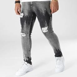 Acheter ❤️ Jean Slim DH-5006 Gris de Classic Series 🎉