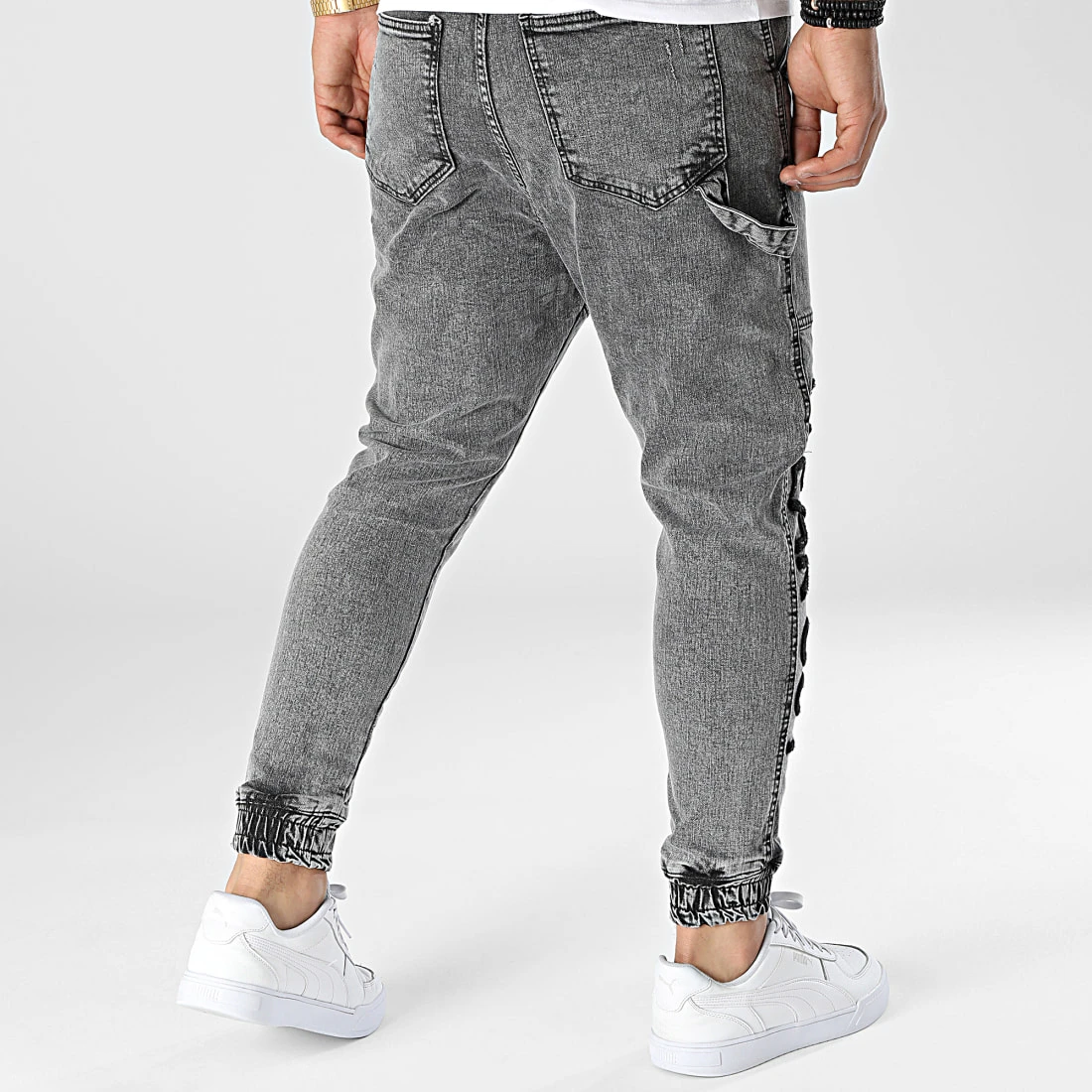 Remise 😍 Jogger Pant DH-3775 Gris de Classic Series ⭐ 6 Remise 😍 Jogger Pant DH-3775 Gris de Classic Series ⭐ – Image 4