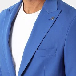 Meilleure affaire 🎁 Veste Blazer 11597 Bleu Roi de Classic Series ⭐ -HautStyle Boutique classic series 318184 11597 BLUE 20220510T155530 02