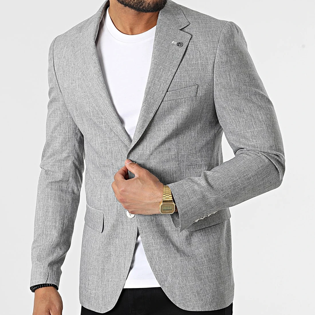 Les meilleures critiques de 🥰 Veste Blazer 20507 Gris Chiné de Classic Series ✔️ 5 Les meilleures critiques de 🥰 Veste Blazer 20507 Gris Chiné de Classic Series ✔️ – Image 3