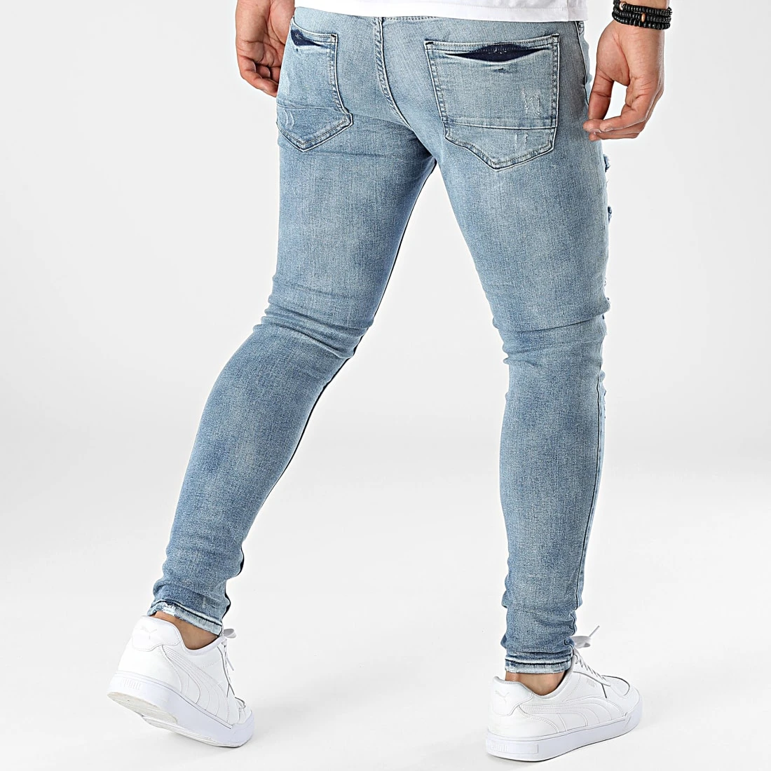 Remise ⭐ Jean Skinny DHZ-3750 Bleu Wash de Classic Series ❤️ 6 Remise ⭐ Jean Skinny DHZ-3750 Bleu Wash de Classic Series ❤️ – Image 4