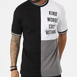 Le moins cher 🛒 Tee Shirt G22-613 Noir Blanc de Classic Series ❤️ -HautStyle Boutique classic series 318358 G22 613 SIYAH 20220510T161810 03