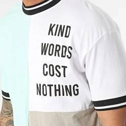 Acheter 🌟 Tee Shirt G22-613 Vert Blanc de Classic Series 👍 -HautStyle Boutique classic series 318359 G22 613 MINT 20220510T161751 02