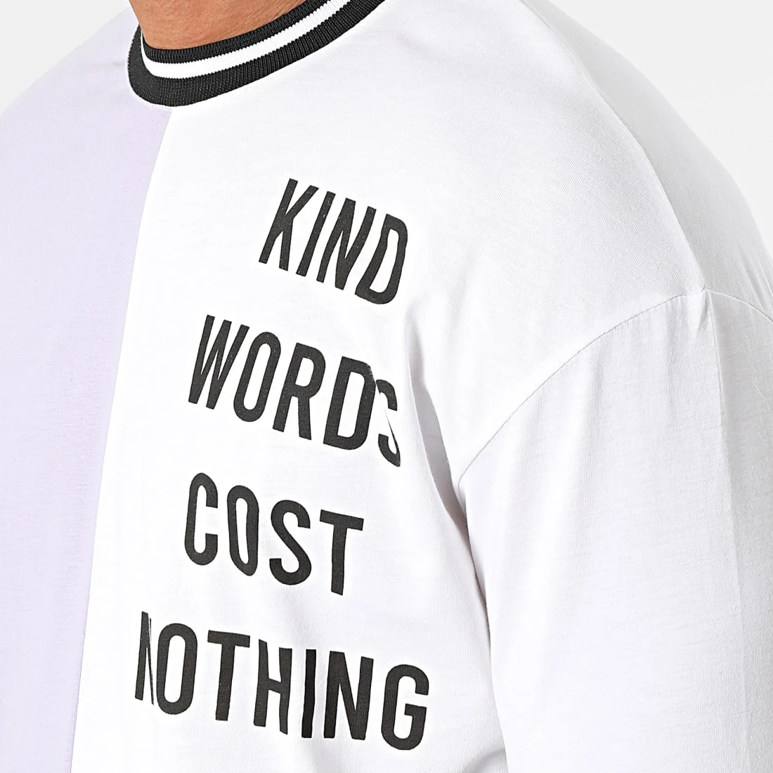 Top 10 ⭐ Tee Shirt G22-613 Violet Blanc de Classic Series ✔️ 4 Top 10 ⭐ Tee Shirt G22-613 Violet Blanc de Classic Series ✔️ – Image 2