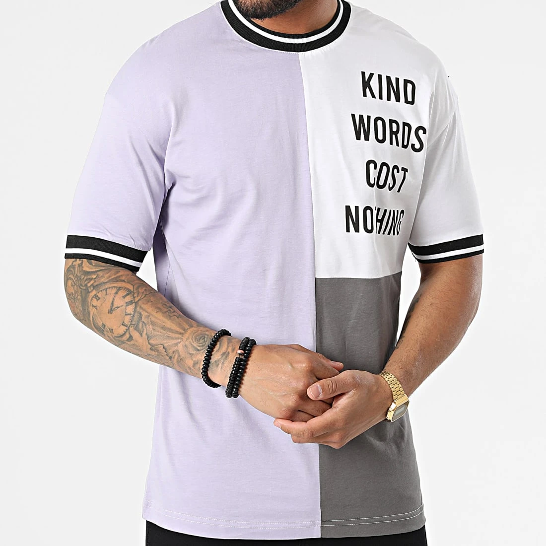 Top 10 ⭐ Tee Shirt G22-613 Violet Blanc de Classic Series ✔️ 3 Top 10 ⭐ Tee Shirt G22-613 Violet Blanc de Classic Series ✔️