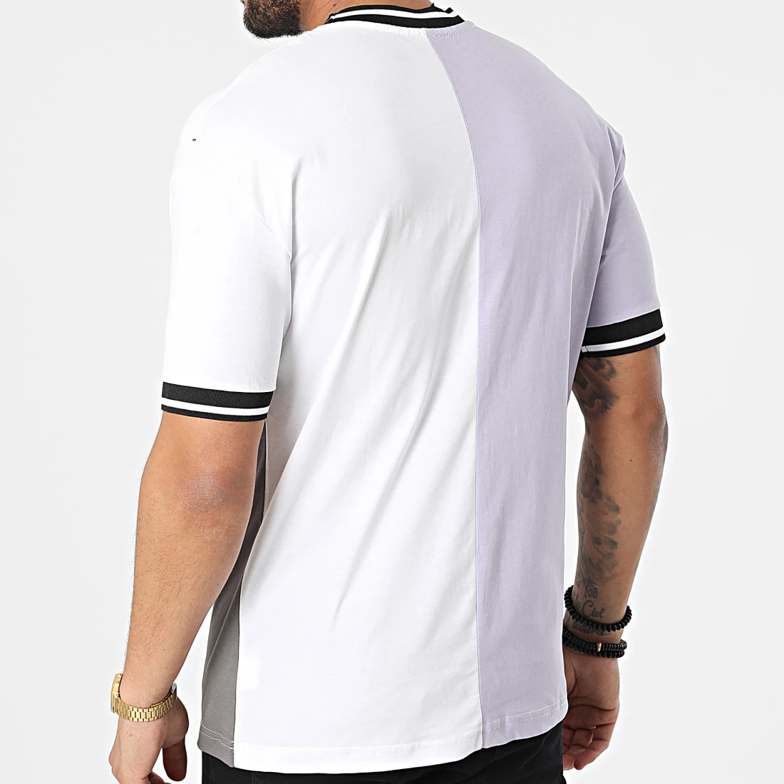 Top 10 ⭐ Tee Shirt G22-613 Violet Blanc de Classic Series ✔️ 6 Top 10 ⭐ Tee Shirt G22-613 Violet Blanc de Classic Series ✔️ – Image 4