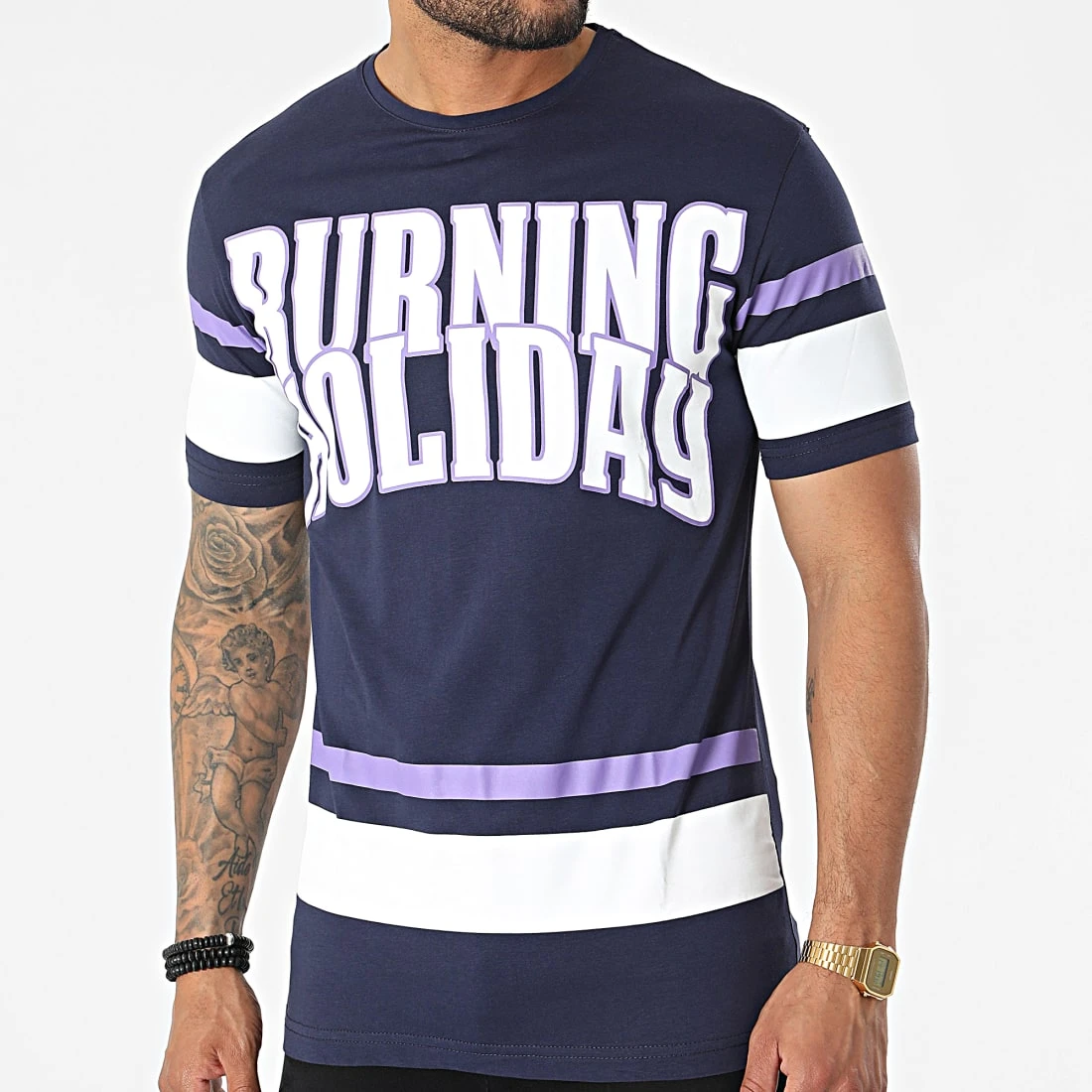 Budget ⌛ Tee ⭐ Shirt G22-585 Bleu Marine de Classic Series ✔️ 3 Budget ⌛ Tee ⭐ Shirt G22-585 Bleu Marine de Classic Series ✔️