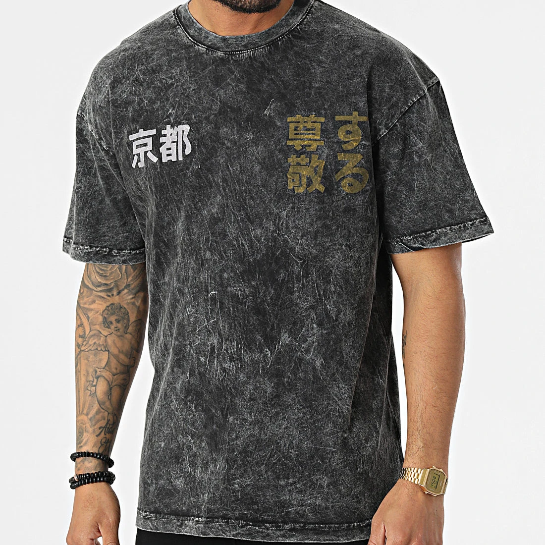 Offres 🧨 Tee Shirt G22-643 Noir de Classic Series 🔔 6 Offres 🧨 Tee Shirt G22-643 Noir de Classic Series 🔔 – Image 4