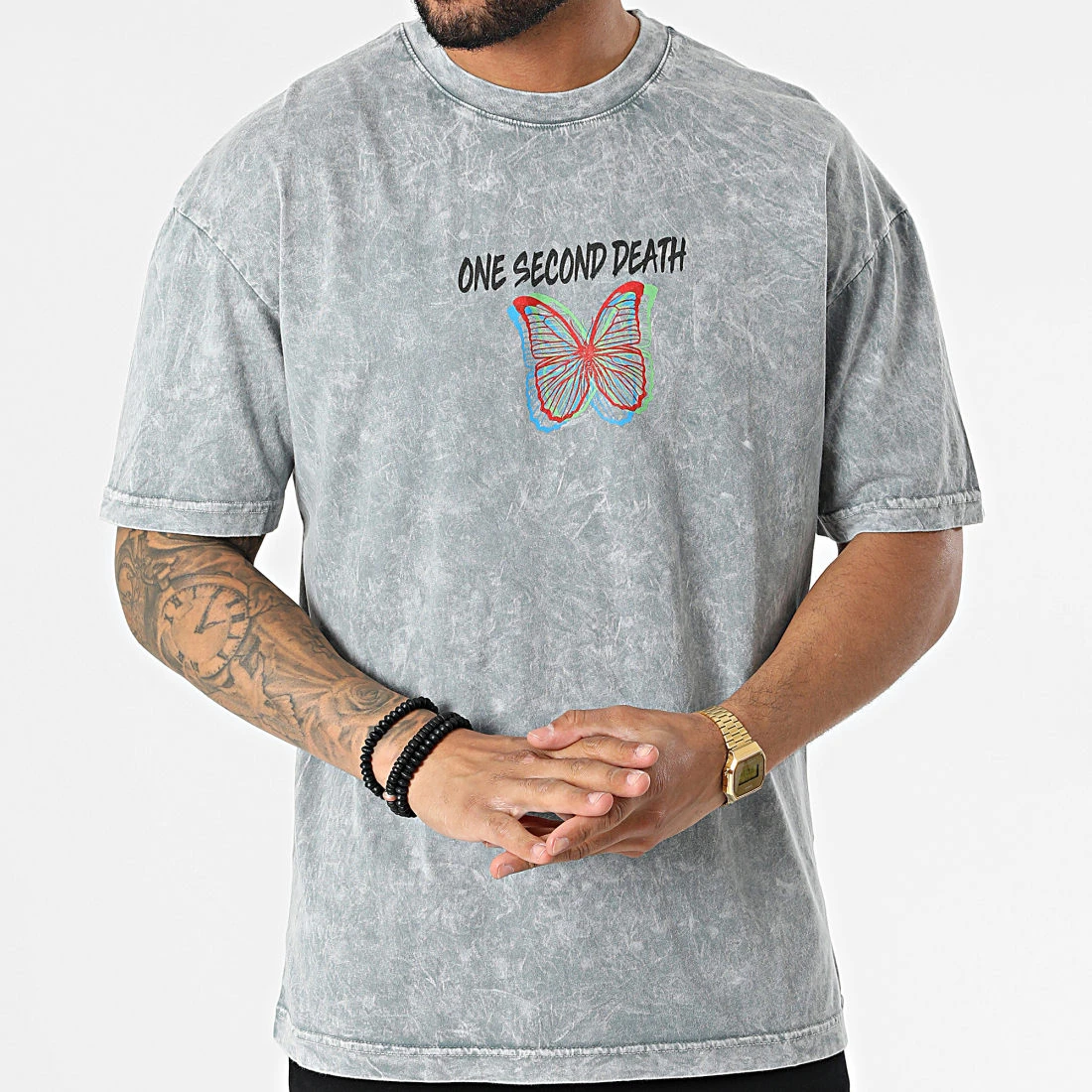 Nouveau 🔥 Tee Shirt G22-642 Gris de Classic Series 🎁 5 Nouveau 🔥 Tee Shirt G22-642 Gris de Classic Series 🎁 – Image 3