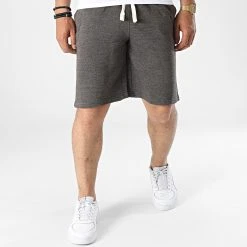 De gros 🧨 Short Jogging JH080 Gris Anthracite Chiné de Classic Series ❤️ -HautStyle Boutique classic series 318859 JH080 CHARCOAL 20220513T155105 03